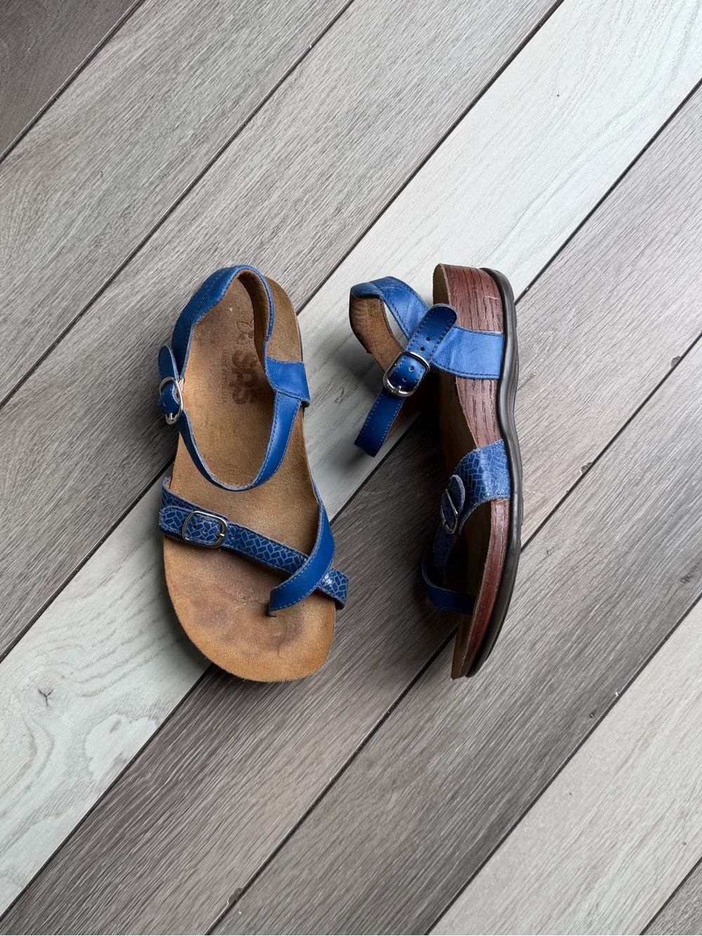 SAS Pampa Toe Loop Sandal Sapphire